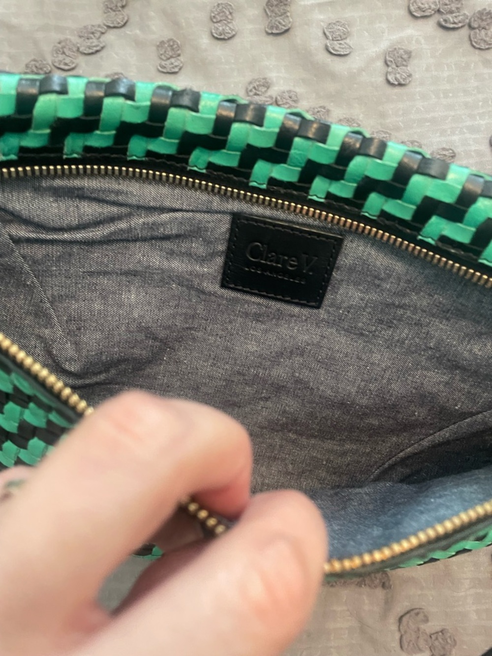 Clare V. Grande Fanny-Mint/Opal - Picture 5 of 8